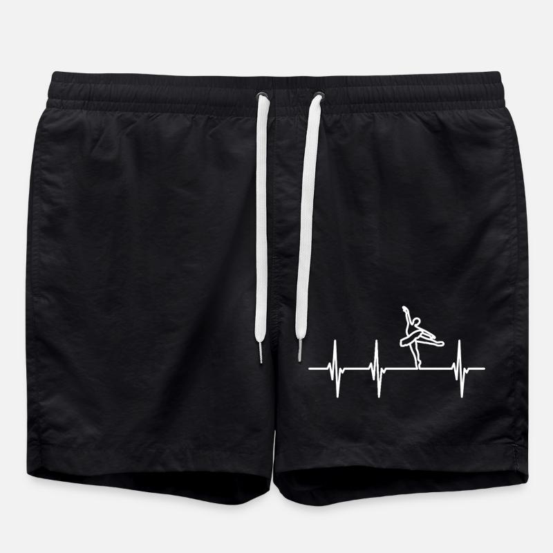 Ballet dancer Pulsschlag - Swim Trunks - black