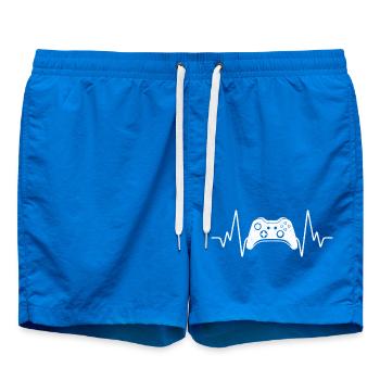 gaming gamer Arcade Gaming game  - Badeshorts - Cobalt blue - Vorne