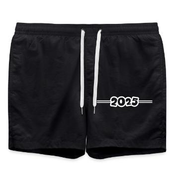 2025 Line - Swim Trunks - black - Front - AI Model Male 185 light (185cm)