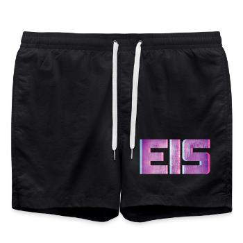 Cream 3D Cool Cream Texture Cold Summer Polar - Swim Trunks - black - Front - AI Model Male 185 light (185cm)