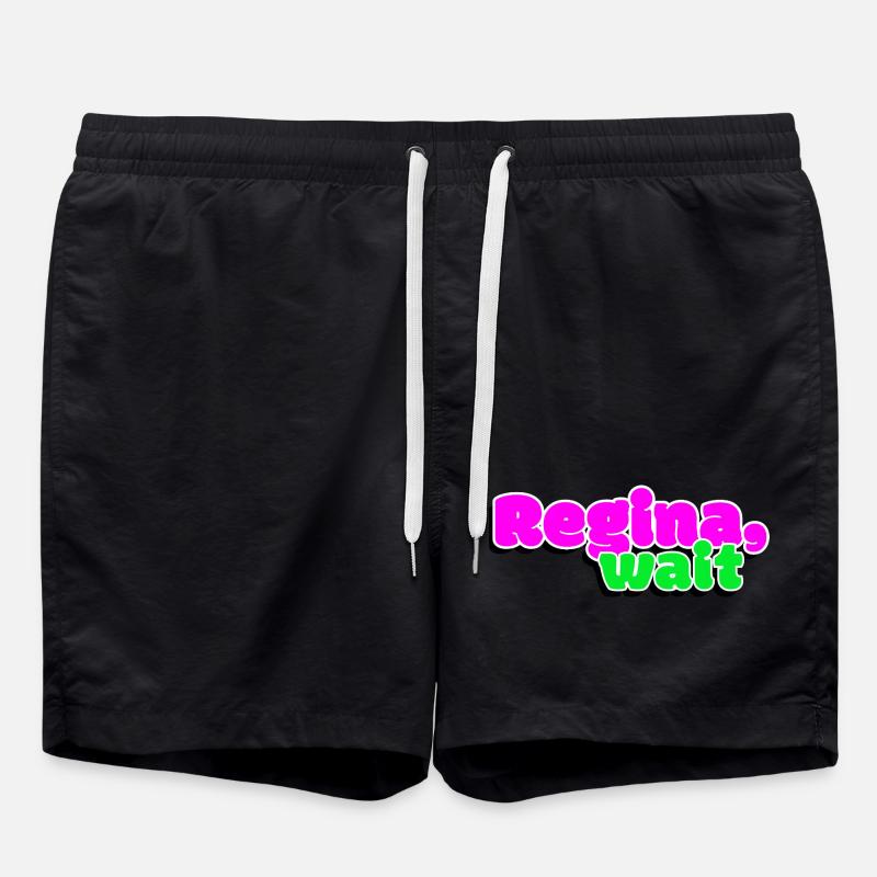 Königin, warte - Badeshorts - Schwarz