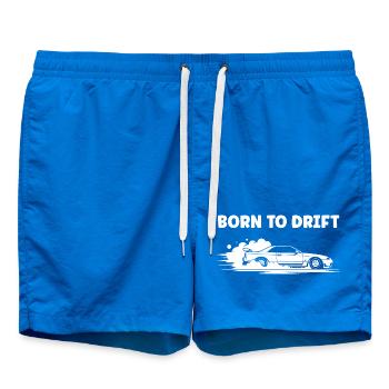 Energetic Drift Car Racing - Swim Trunks - cobalt blue - Front