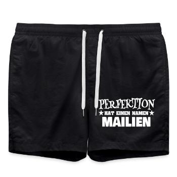 Mailien - Swim Trunks - black - Front - AI Model Male 185 light (185cm)