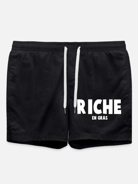 Bold Humor T Shirt - Swim Trunks - black