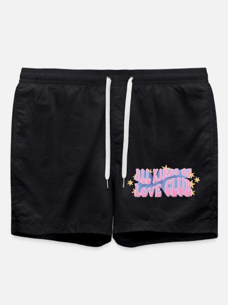 All Kinds Of Love Club - Swim Trunks - black