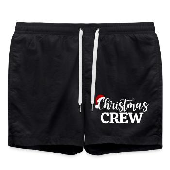 CHRISTMAS CREW - Swim Trunks - black - Front - AI Model Male 185 light (185cm)