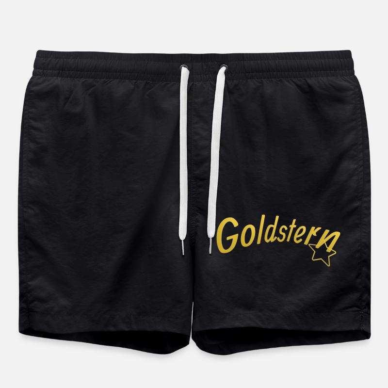 Goldstern - Badeshorts - Schwarz