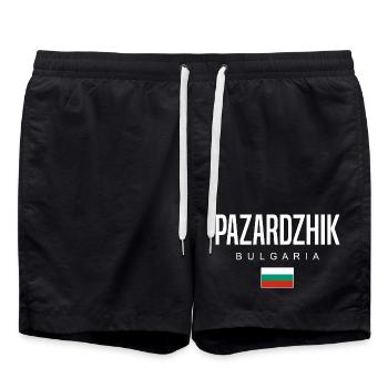 Pazardjik Bulgarie - Short de bain - noir - Devant - AI Model Male 185 light (185cm)