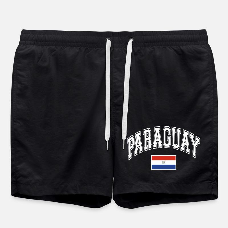 Drapeau du Paraguay - Short de bain - noir
