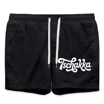 Tschakka - Badeshorts - Schwarz - Vorne - AI Model Male 185 light (185cm)