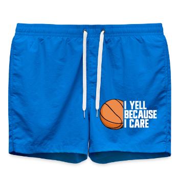 Basketball Parent Basketball - Swim Trunks - cobalt blue - Front