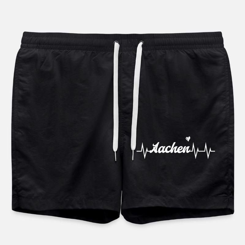Heartbeat Aachen - Swim Trunks - black