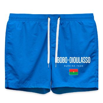 Bobo-Dioulasso, Burkina Faso - Swim Trunks - cobalt blue - Front