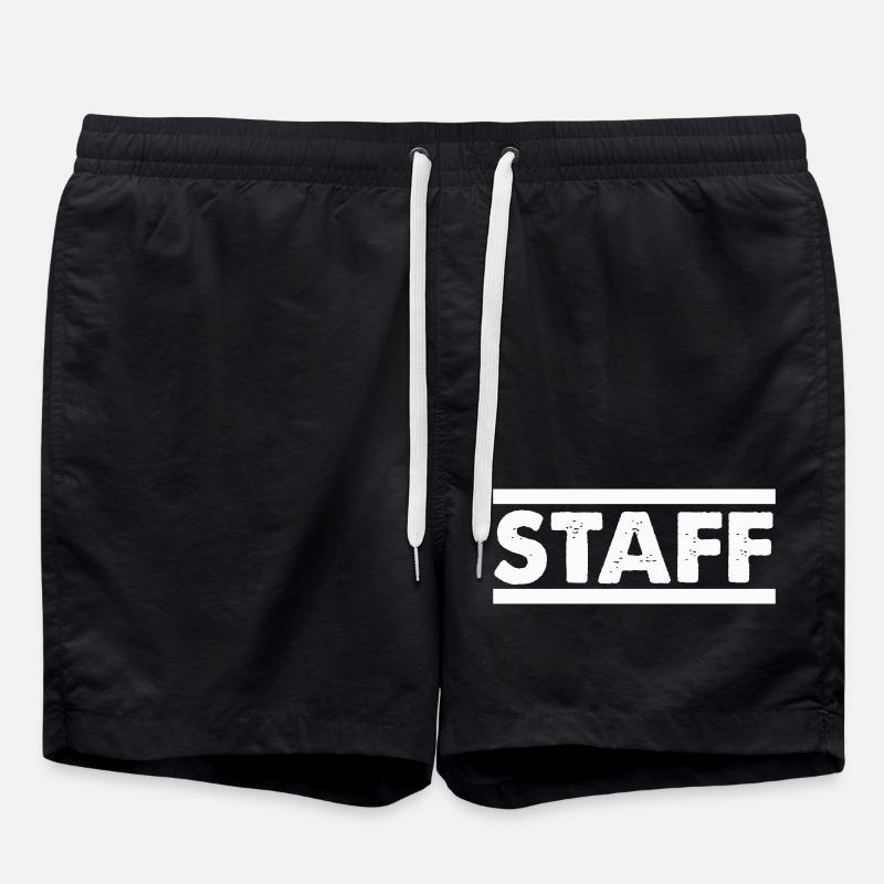 Staff - Badeshorts - Schwarz