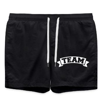 Équipe - Short de bain - noir - Devant - AI Model Male 185 light (185cm)