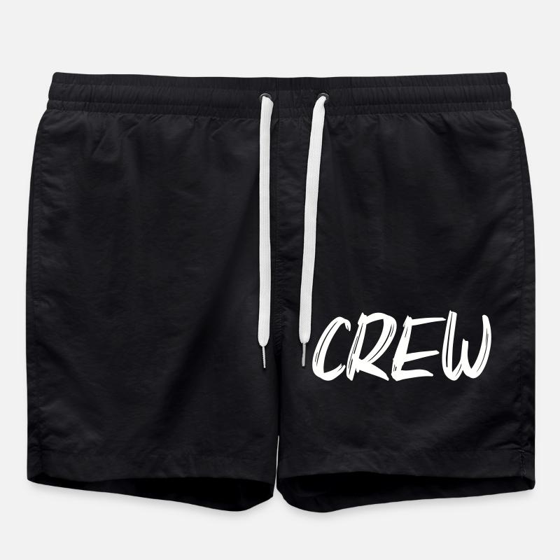 crew - Badeshorts - Schwarz