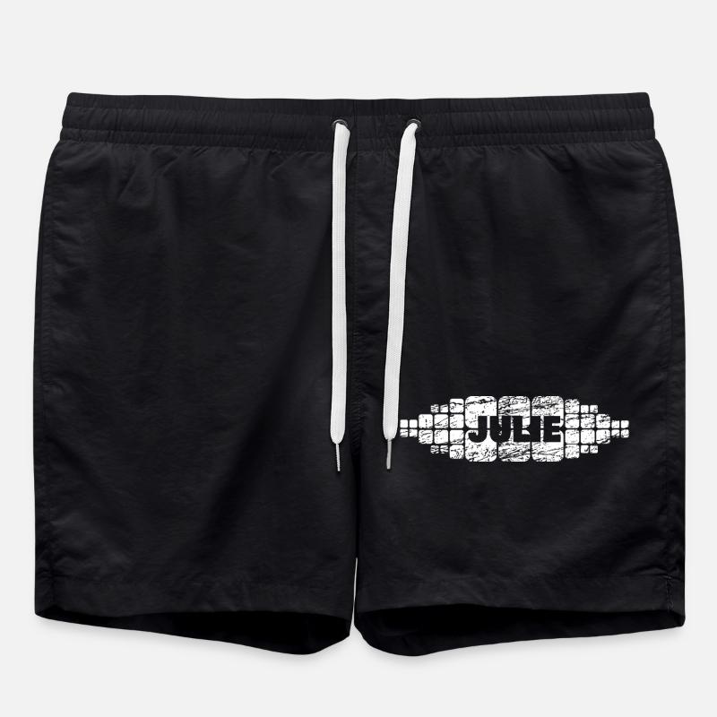 Julie als Mutti - Badeshorts - Schwarz