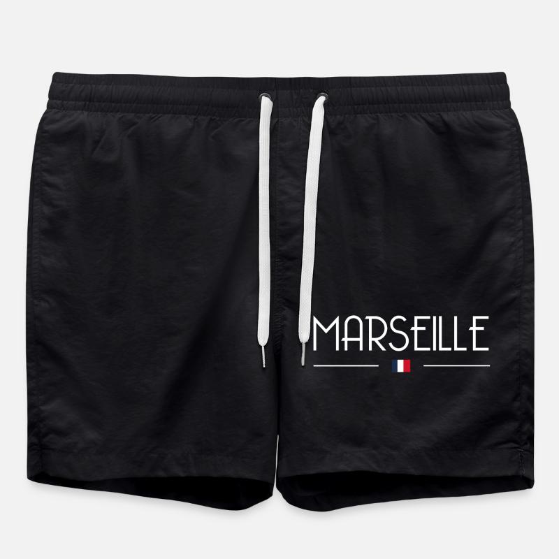 Marseille - Swim Trunks - black