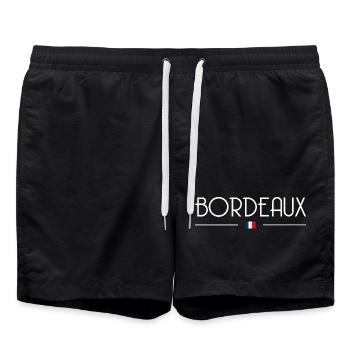 Bordeaux - Swim Trunks - black - Front - AI Model Male 185 light (185cm)