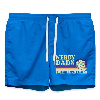 Les papas ringards créent un personnage de jeu de rôle sur table Geek Life - Short de bain - cobalt blue - Devant