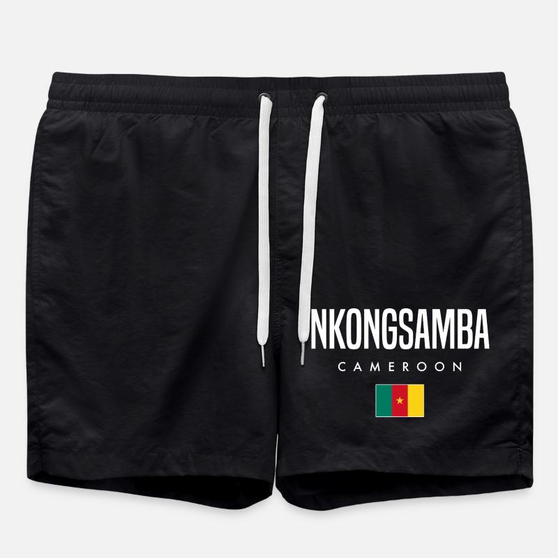 Nkongsamba Cameroon Cameroonian - Swim Trunks - black