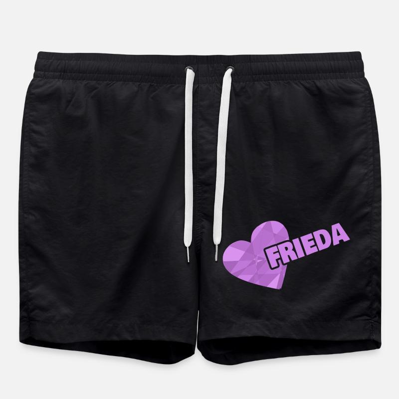 Frieda as a crown - Swim Trunks - black