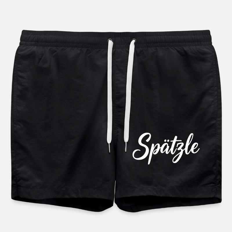 Spätzle - Badeshorts - Schwarz