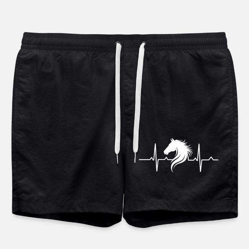Battement de cœur de cheval - Short de bain - noir