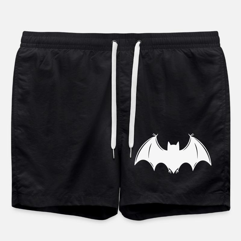 Fledermaus - Badeshorts - Schwarz