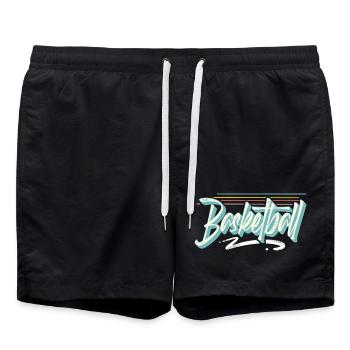 Basketball - Swim Trunks - black - Front - AI Model Male 185 light (185cm)