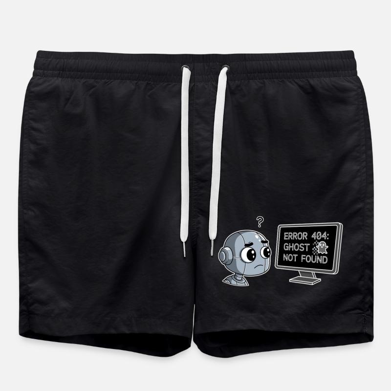 Error 404: Ghost Not Found - Badeshorts - Schwarz