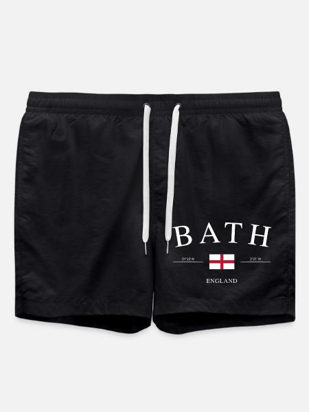 Bath England – Holiday Souvenir &amp; Gift - Swim Trunks - black