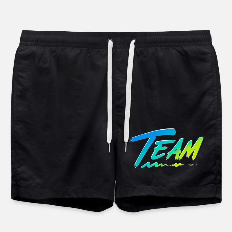 Team - Swim Trunks - black