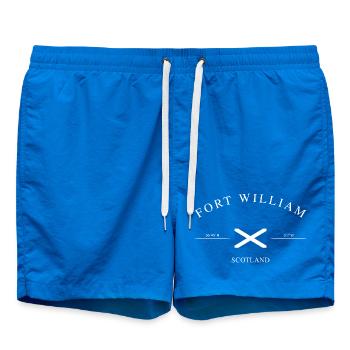 Fort William Scotland Holiday Souvenir & Gift - Swim Trunks - cobalt blue - Front