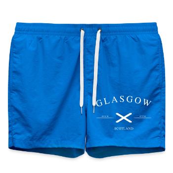 Glasgow Schottland – Urlaub Souvenir & Geschenk - Badeshorts - Cobalt blue - Vorne