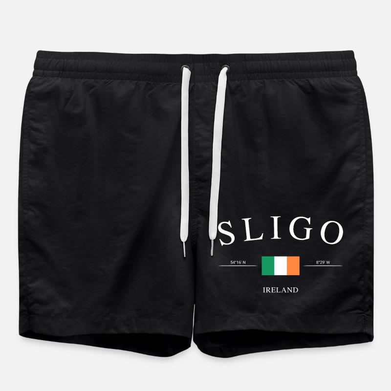 Sligo Ireland – Holiday Souvenir & Gift - Swim Trunks - black