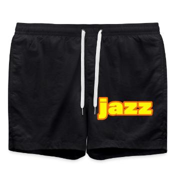 Jazz - Short de bain - noir - Devant - AI Model Male 185 light (185cm)