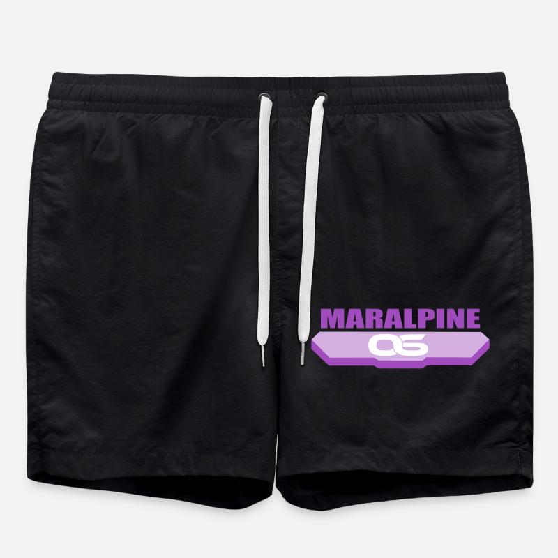 Maralpine Logo 06 - Badeshorts - Schwarz