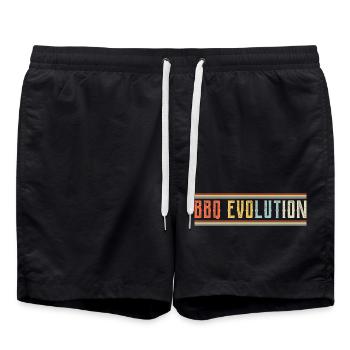 BBQ Evolution Design - Badeshorts - Schwarz - Vorne - AI Model Male 185 light (185cm)
