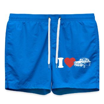 I Love Trabi - Voiture culte de Zwickau - RDA - Short de bain - cobalt blue - Devant