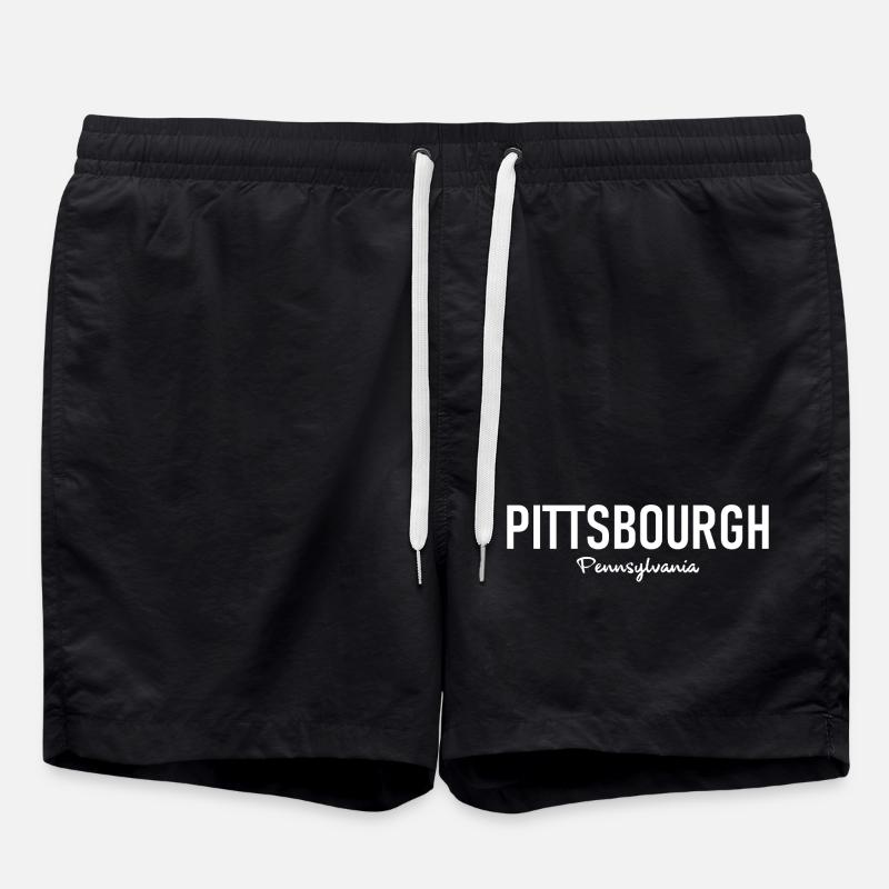 Pittsbourgh - Pennsylvanie - Etats-Unis - Etats-Unis - Short de bain - noir