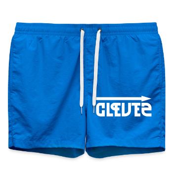 Clever & Stupid – des contrastes reflétés d’une manière amusante - Short de bain - cobalt blue - Devant