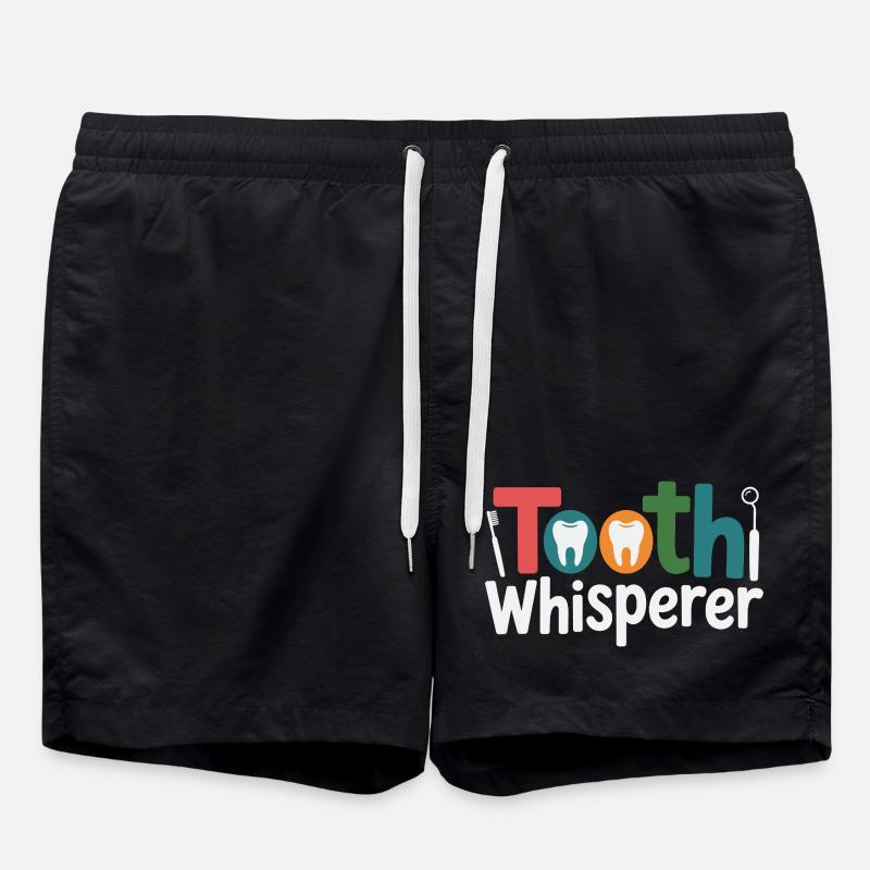 Zahntechniker Präzisionsarbeit - Badeshorts - Schwarz