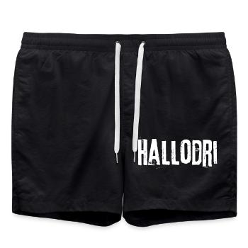 Hallodri - Short de bain - noir - Devant - AI Model Male 185 light (185cm)