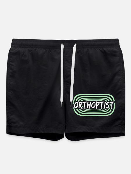 Work Orthoptist - Swim Trunks - black