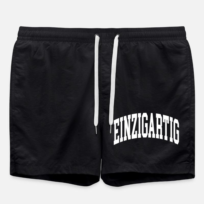 Einzigartig - Badeshorts - Schwarz