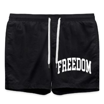 Freedom - Badeshorts - Schwarz - Vorne - AI Model Male 185 light (185cm)