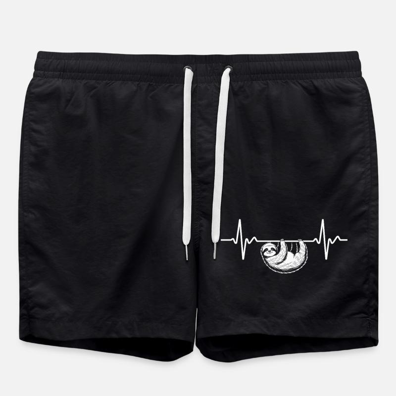 Sloth - Swim Trunks - black