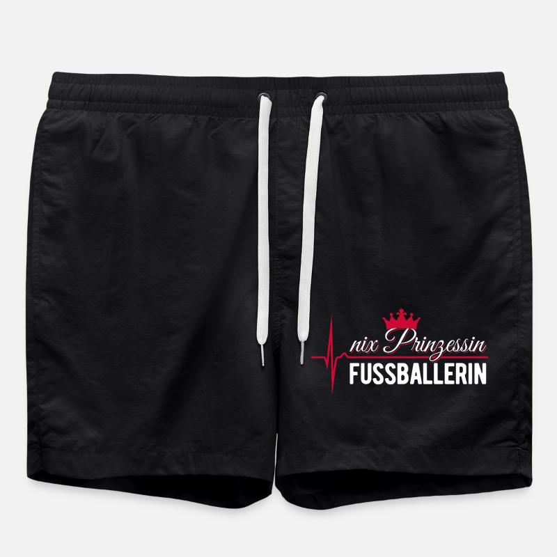 Nix Princess - Footballeur - ECG Pulse Gift - Short de bain - noir