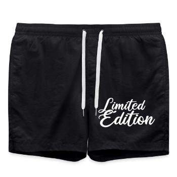 Limited edition - Swim Trunks - black - Front - AI Model Male 185 light (185cm)